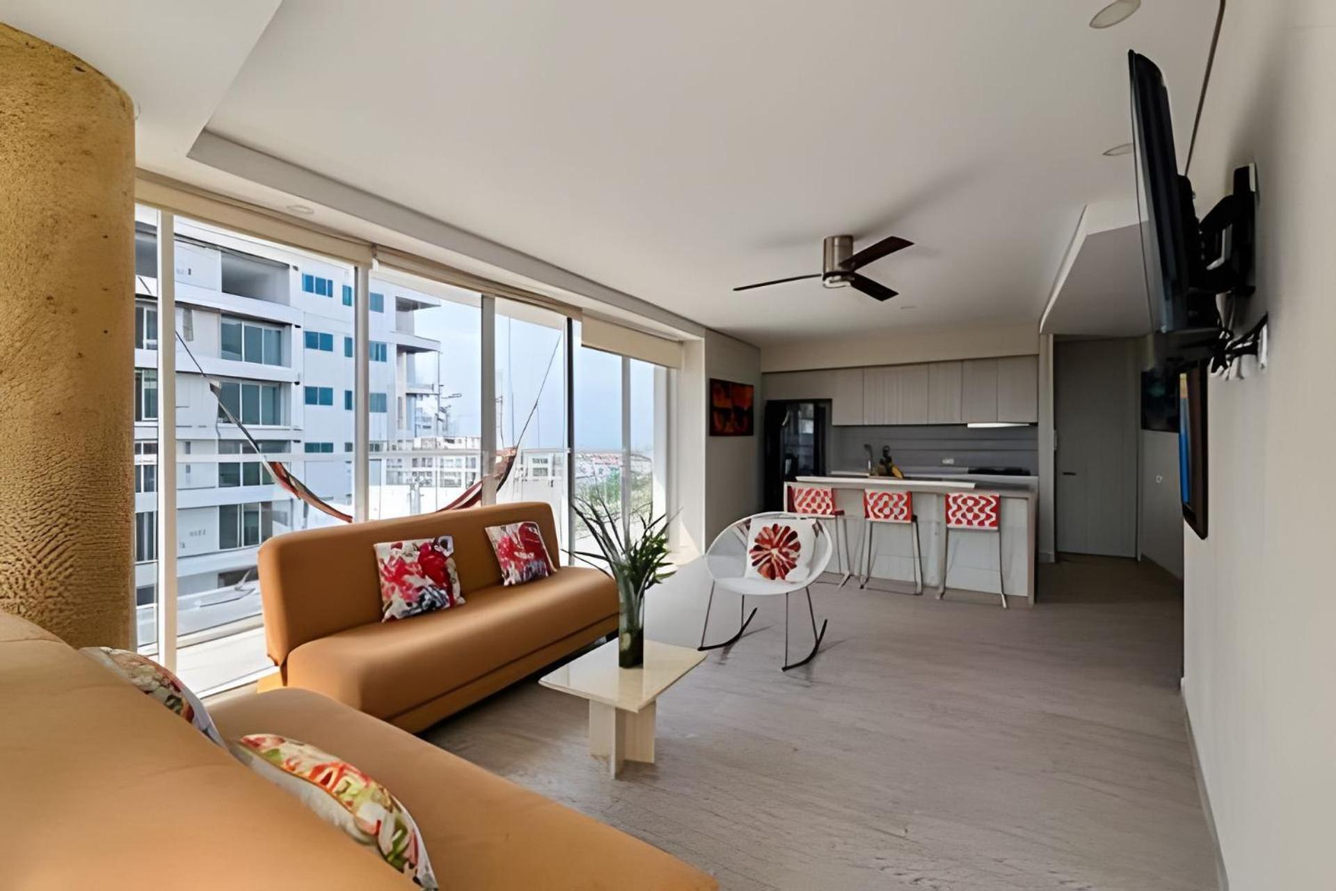 Apartamento 5* 2H con piscina, frente a la playa Morros. Wifi Cartagena Exterior foto