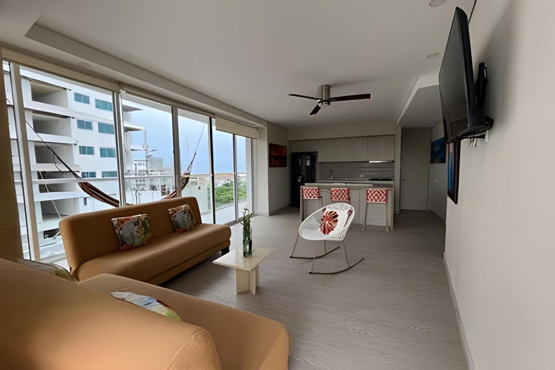 Apartamento 5* 2H con piscina, frente a la playa Morros. Wifi Cartagena Exterior foto