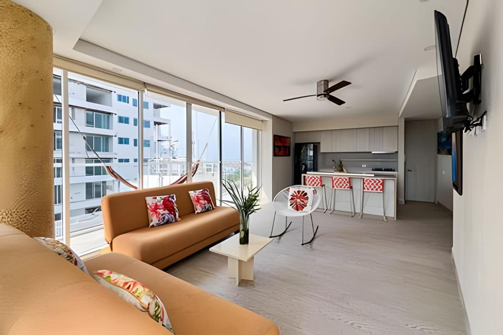 Apartamento 5* 2H con piscina, frente a la playa Morros. Wifi Cartagena Exterior foto